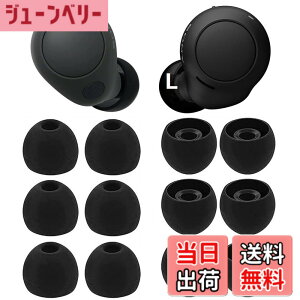 �y���������z�C���[�s�[�X �C���[�`�b�v Sony�p WF-C700n�p WF-C500 �p WF-1000XM4�p WF-1000XM3�p �V���R�����C���[�`�b�v �C���[�s�[�X �C���z���J�o�[ Fit in the Case �t�B�b�g�� ���������� �y�u���b�N L