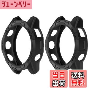 �y���������zSHEAWA for Garmin�K�[�~�� Fenix 7X Pro �P�[�X �J�o�[ �ی�P�[�X �݊��i Epix Pro 51mm TPU�S�� �ی�J�o�[ �ϏՌ� �A�N�Z�T���[ (�u���b�N)
