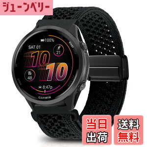 �y���������z[KeeFos] 22mm �o���h �i�C����Garmin(�K�[�~��) Venu 4 45mm/Venu 3 45mm( �F�F�u���b�N�A�T�C�Y�F22mm