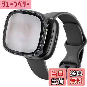 �y���������zAIYYXX For Fitbit sense2 /Fitbit versa4 �J�o�[ 3D���p�G�b�W �����^ PC+�K���X�f�� ��̌^ Fitbit sense2 /Fitbit versa4 �P�[�X �Ή� �����[�d�\ �[�d�⏕��t�� �����ߗ� �L�Y�h�~ �w �F�F�J�[