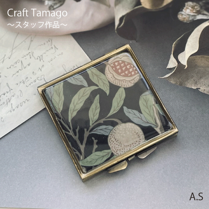 楽天市場】【お値下げ】レジン用土台 コンパクトミラー 四角型 60mm 1