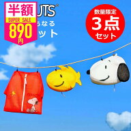 【アフターSALE】閉店祭♪80%OFF！4990円→890円ポッキリ！スヌーピー ポーチにもなる洗濯ネット 3点セッ…