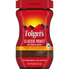 フォルジャーズ クラシック ミディアムロースト インスタントコーヒー 226g Folgers アメリカ