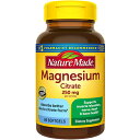 【送料無料】 ネイチャーメイド マグネシウム シトレート ソフトジェル 60粒 250mg 30日分 Nature Made サプリメント …