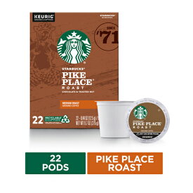 【送料無料】 キューリグ K-CUP(Kカップ) スターバックス パイクプレイス ミディアムロースト コーヒー 22個入 Starbucks アメリカ