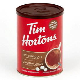(お取り寄せのため発送日より6週間ほどでお届け) 【送料無料】ティムホートンズ Tim Hortons ホットチョコレート 500g ココア アメリカ