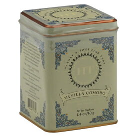 ハーニー & サンズ Harney & Sons ディカフェ バニラ コモロ ブラックティー ティーバック 20個入 紅茶 ティー アメリカ