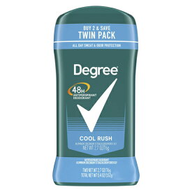 ディグリー Degree メンズ クールラッシュ 制汗剤 デオドラント 76g x 2個 ツインパック 海外 デオドラント