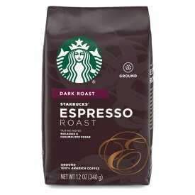 【送料無料】スターバックス Starbucks エスプレッソロースト ダークロースト グラウンドコーヒー（挽き豆） 340g コーヒー コーヒー豆 アメリカ