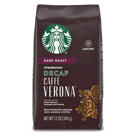 【送料無料】スターバックス Starbucks カフェインレス カフェベロナ ダークロースト グラウンドコーヒー（挽き豆） 340g コーヒー コーヒー豆 アメリカ