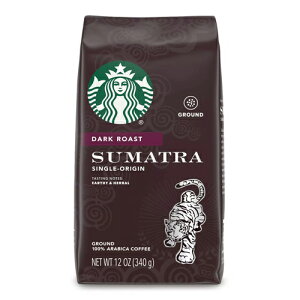 【送料無料】スターバックス Starbucks スマトラ ダークロースト グラウンドコーヒー（挽き豆） 340g コーヒ
