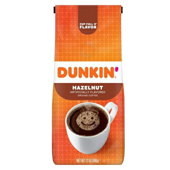 楽天市場 ダンキンドーナッツ Dunkin Donuts ヘーゼルナッツ ライトロースト グラウンドコーヒー 挽き豆 340g コーヒー コーヒー豆 アメリカ Asahical Llc