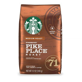 【送料無料】スターバックス Starbucks パイクプレイス ミディアムロースト ホールビーン（コーヒー豆） 340g コーヒー コーヒー豆 アメリカ