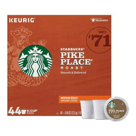 【送料無料】 キューリグ K-CUP(Kカップ) スターバックス パイクプレイス ミディアムロースト コーヒー 44個入 Starbucks アメリカ