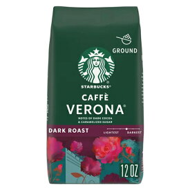 【送料無料】スターバックス Starbucks カフェベロナ ダークロースト グラウンドコーヒー（挽き豆） 340g コーヒー豆 アメリカ
