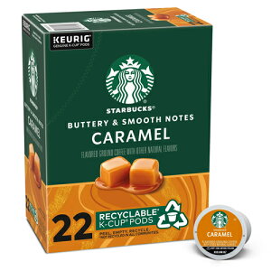 【送料無料】 キューリグ K-CUP(Kカップ) スターバックス キャラメルフレーバー ミディアムロースト コーヒー 22個入 Starbucks アメリカ