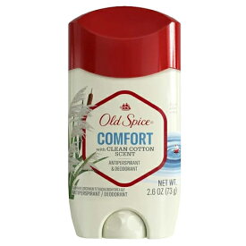 オールドスパイス Old Spice コンフォート クリーンコットンセント インビジブルソリッド 制汗剤 デオドラント 73g 海外 デオドラント アメリカ