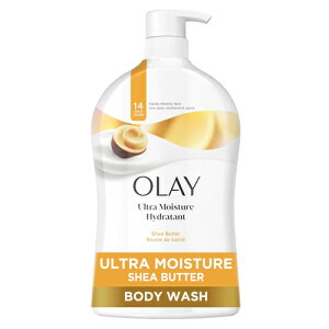 IC Olay EgCX`[ VAo^[ {fB[\[v 975ml AJ Ultra Moisture Body Wash with Pump Shea Butter {fBEHbV ێ  |v e Ƃ Ȃ߂炩 A 