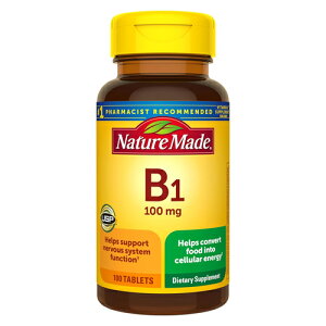 �l�C�`���[���C�h Nature Made �r�^�~��B1 100mg �^�u���b�g 100���i��100�����j�G�l���M�[��ӃT�|�[�g �`�A�~�� �T�v�������g