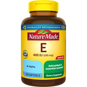 �y���������z�y�����p����ʁz�l�C�`���[���C�h Nature Made �r�^�~��E 180mg �\�t�g�W�F�� 300���i��300�����j 400IU Vitamin E �T�v�������g �R�_�� �h�{�⋋ �O���e���t���[ USP�F��