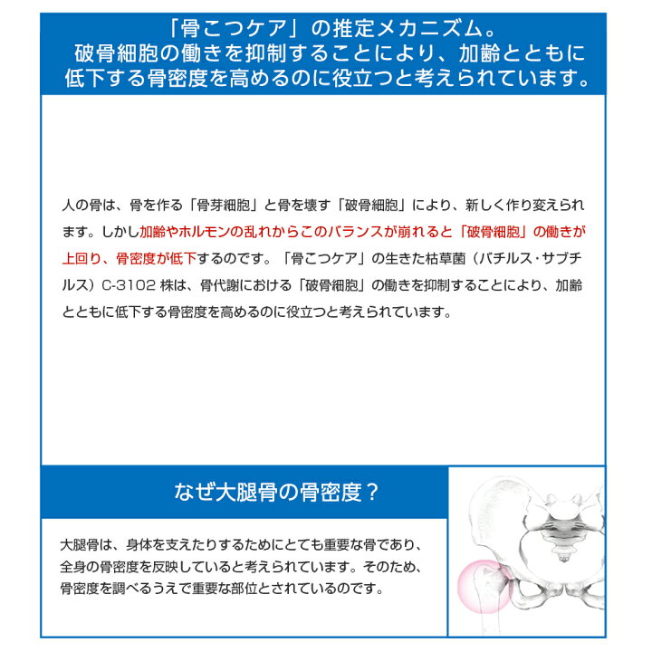 楽天市場 公式 骨こつケア 90粒入り 機能性表示食品 枯草菌 C 3102株 バチルス サブチルス こそうきん C 3102 カルピス健康通販 サプリメント サプリ タブレット アサヒカルピスウェルネスショップ 楽天市場 公式 骨こつケア 90粒入り 機能性表示食品 枯草菌 C 3102株 バチルス サブチルス こそうきん C 3102 カルピス健康通販 サプリメント サプリ タブレット アサヒカルピスウェルネスショップ