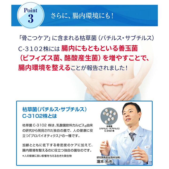 楽天市場】【公式】 骨こつケア 90粒入り サプリ サプリメント 