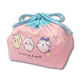 ちいかわ　巾着弁当袋 （ダンス） かわいい　KB−1　ランチ巾着 お弁当 袋 給食 給食袋 子供用 幼稚園 保育園 日本製