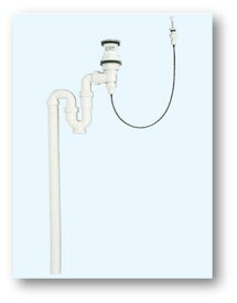 【アサヒ衛陶 直営店】排水トラップ ジャバラ式床排水 ワイヤー式ポップアップ 排水栓外径64mm LF447