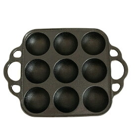 南部鉄器 たこ焼き器 日本製 鉄 鋳物 及精鋳造所 直火・IH・オーブン対応