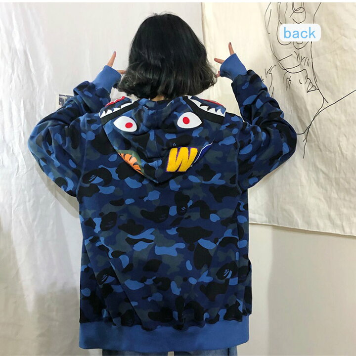 楽天市場】ジップアップパーカー レディース 長袖 迷彩柄 カモフラ  
