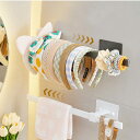 バスルーム収納 壁掛けフック 洗面所収納 カチューシャ シュシュ 粘着タイプ 水切り ホルダー 収納 ディスプレイ ヘア…