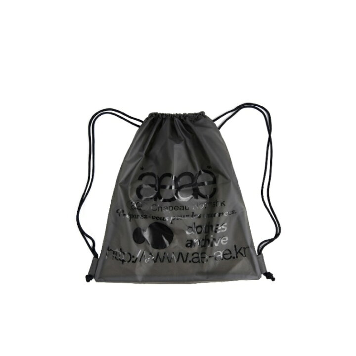 楽天市場】☆BLACK, SILVER 再入庫☆ [aeae] Web Logo Gym Sack 