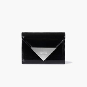 [Fennec] LACQUER TRIANGLE WALLET 2COLOR ���b�J�[ �g���C�A���O�� �E�H���b�g 2�F ���z �~�j�E�H���b�g �J�[�h�P�[�X �R���p�N�g ������� �؍��u�����h ���j�Z�b�N�X �M�t�g ���U�[ �V�� �l�C
