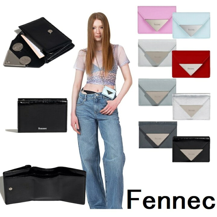 楽天市場】Fennec (フェネック) CRINKLE TRIANGLE TRIPLE WALLET 