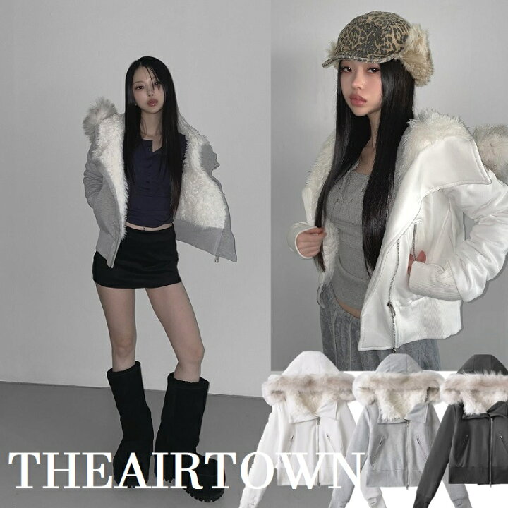 楽天市場】THEAIRTOWN sweet dreaming zip-up (3 color) ジップアップ 