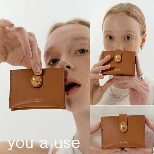 [you a use] Roto Wallet - Light Brown �E�H���b�g �~�j���z �N���b�N�� �؍��u�����h �V���v�� ������� ���f�B�[�X �����Y �V�� �l�C �v���[���g �g�����h 2�F