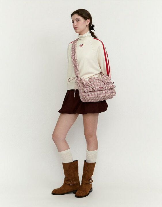 楽天市場】[Fallett] Double Ribbon Shirring Bag 2 Color 