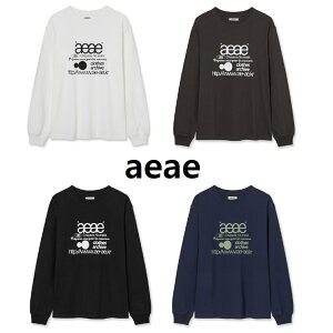 aeae (�G�[�C�[�G�[�C�[) �؍��̐l�C�t�@�b�V���� WEB LOGO L/S 4Color ����T�V���c WEB���S �؍��u�����h ������� ���j�Z�b�N�X �J�W���A�� �V�� �l�C �g�����h 4�F