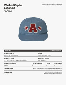 aeae�i�G�[�C�[�G�[�C�[�j�؍��x�X�g�L���b�v WASHED CAPITAL LOGO CAP 3�F�W�J �؍��l�C�t�@�b�V���� �g�����h ������� ���j�Z�b�N�X ���i�� �y�� �؍��u�����h�A�C�e��