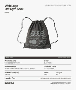 aeae�i�G�[�C�[�G�[�C�[�j2WEB LOGO DOT GYM SACK 2�F�W�J �؍��l�C�t�@�b�V���� �g�����h ������� ���j�Z�b�N�X ���i�� �y�� �؍��u�����h�A�C�e��