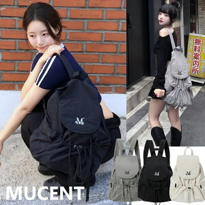 新品】大人気♡ムセント ブラック フラップ式バックパック 【新品 