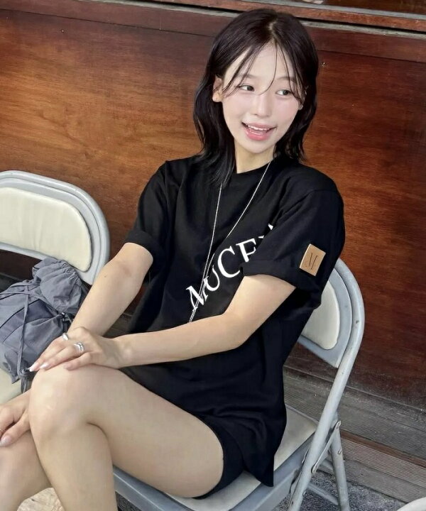 楽天市場】MUCENT（ムセント）Leather Point Signature Short Sleeve T 