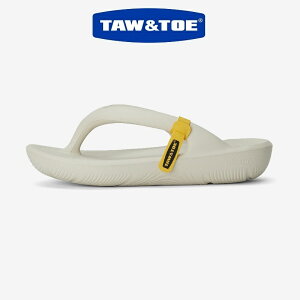 TAW&TOE (�g�[�A���h�g�[) Flip Flop Zerovity OG Cream �l�C �g���O�T���_�� ���J�o���[ �y�� �N�b�V������ ������� ���K �ėp �r�[�`�T���_�� �X�|�[�c�T���_�� �j�����p [Size 22?28]