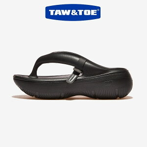 TAW&TOE (�g�[�A���h�g�[) Zerovity Plumpy Black �l�C ����g���O�T���_�� ���J�o���[ 6cm�q�[�� �y�� �N�b�V������ ������� ���K �����₷�� �ėp �r�[�`�T���_�� �X�|�[�c�T���_�� ���j�Z�b�N�X [Si
