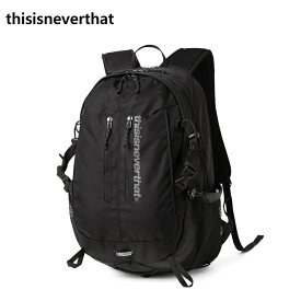 【thisisneverthat（ディスイズネバーザット）】SP バックパック 29L ブラック ユニセックス 韓国人気 軽量 カジュアル おしゃれ トレンドバッグ