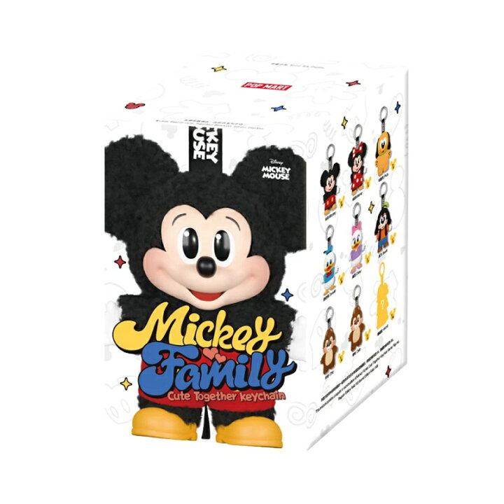 楽天市場】【正規品】 Pop Mart Mickey Family Cute Together Keychain 
