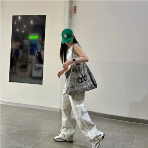 Alo Yoga Iconic Shopper Tote Bag Grey Tiedye A[K ACRjbN Vbp[ g[gobO O[^C_C  e y GRobO JWA