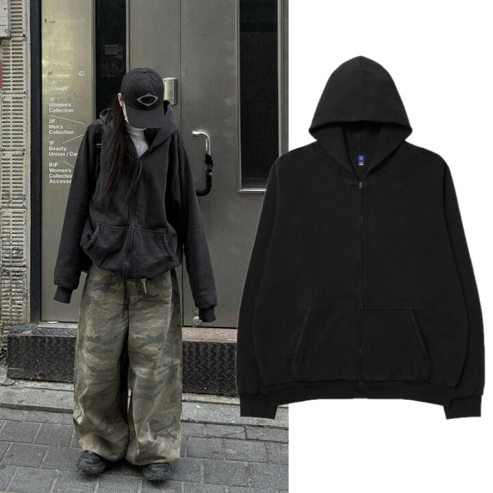楽天市場】【正規品】 Yeezy YZY Zip-Up Hoodie Black イージー YZY 