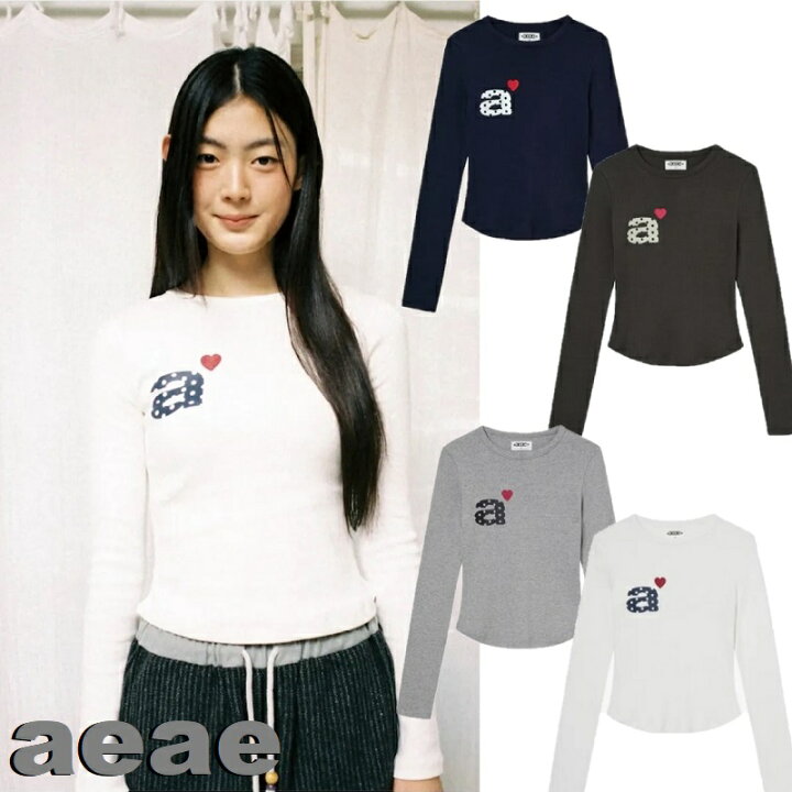 楽天市場】[aeae] 2025 F/W DOT SMALL LETTER L/S 4Color  