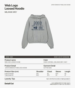 [aeae] WEB LOGO LOOSED HOODIE 6Color 2025 F/W �G�[�C�[�G�[�C�[ �E�F�u���O ���[�Y�t�[�f�B�[ 6�F�W�J 2025�N�H�~ ���f�B�[�X �����Y �؍��x�X�g�t�[�h �l�C �X�g���[�g ������� �J�W���A��